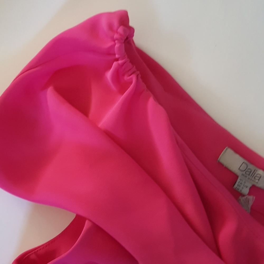 Pink One Shoulder Top - Picture 4 of 7